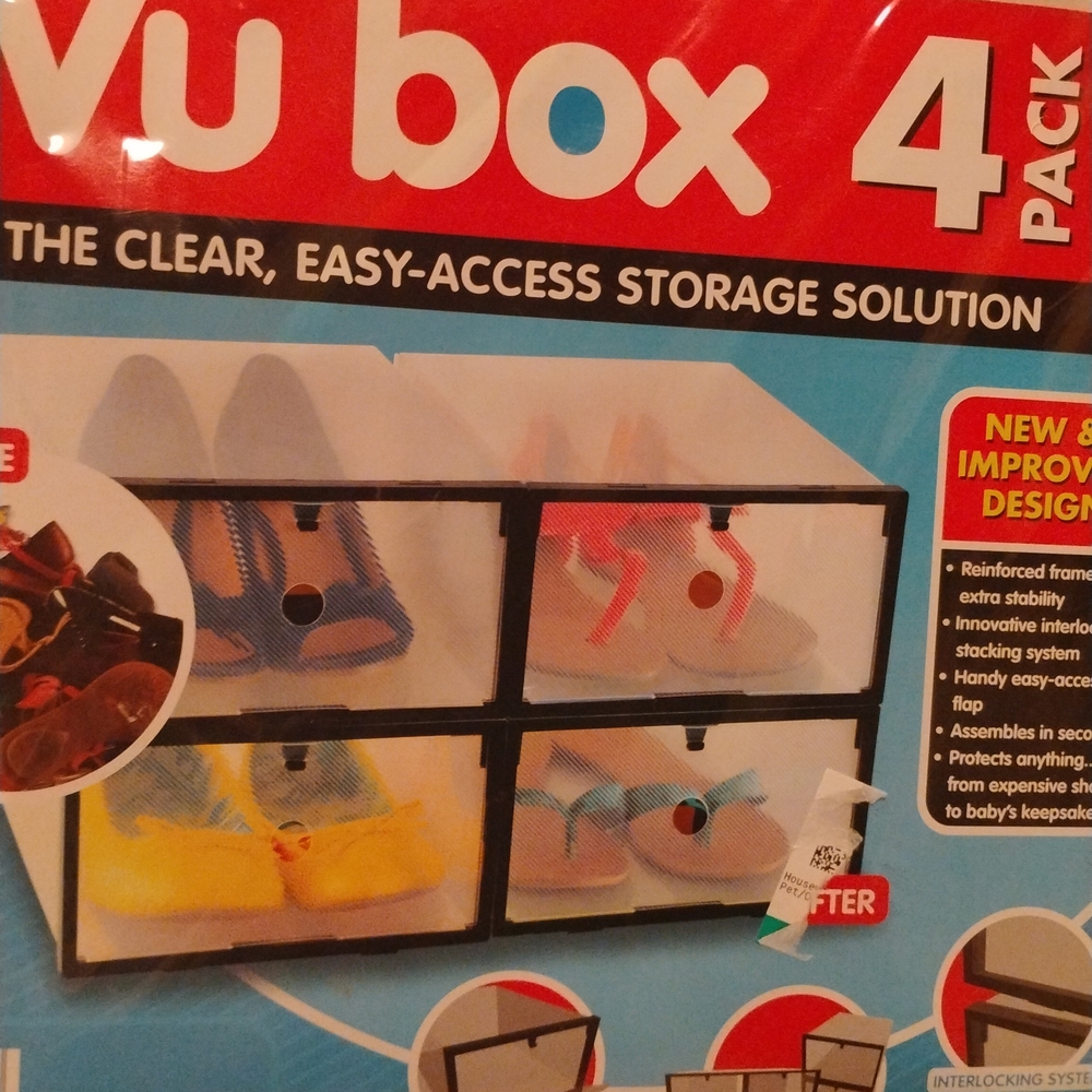 Clear Storage Solution - 4 Pack